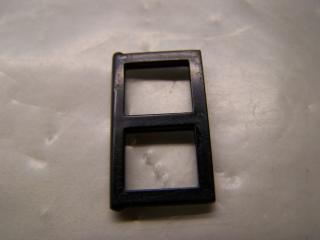 Lego Okno 1 × 2 × 3 okení tabule černá
