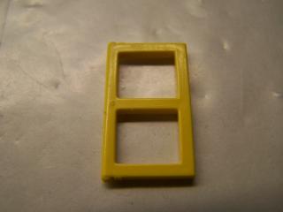 Lego Okno 1 × 2 × 3 okení tabule žlutá