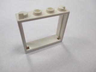 Lego Okno 1 × 4 × 3 bez držáku okenic bílá