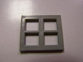 Lego Okno 2 × 4 × 3 okení tabule světle šedá