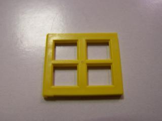 Lego Okno 2 × 4 × 3 okení tabule žlutá