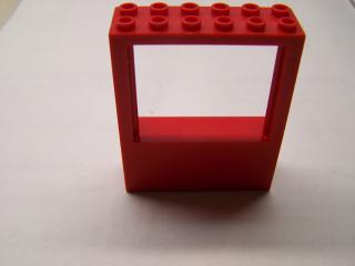 Lego Okno 2 × 6 × 6 freestyle červená