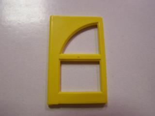 Lego Okno 2 × 6 × 6 okení tabule poloviční žlutá