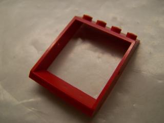 Lego Okno střešní 4 × 4 × 3 červená