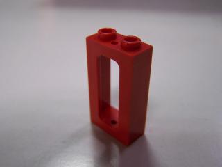 Lego Okno vlakové 1 × 2 × 3 červená