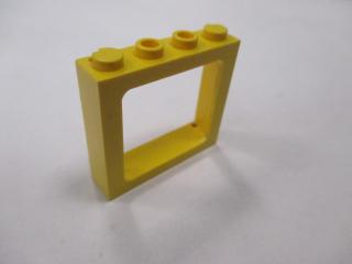 Lego Okno vlakové 1 × 4 × 3 na krajích plné nopy žlutá