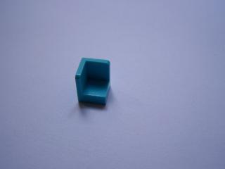 Lego panel 1 × 1 × 1 roh středně azurová