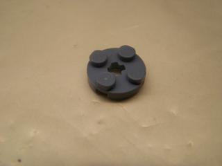 Lego Placaté kruhové 2 × 2 s křížovým otvorem písečná modrá