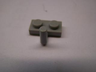 Lego Placaté upravené 1 × 2 s držadlem nahoru světle šedá