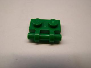 Lego Placaté upravené 1 × 2 s rukojetí na straně-volné konce zelná