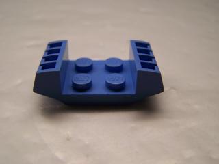 Lego Placaté upravené 2 × 2 s mřížkou středně modrá