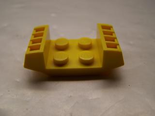 Lego Placaté upravené 2 × 2 s mřížkou žlutá