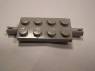 Lego Placaté upravené 2 × 4 s nopama světle modrošedá