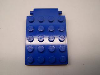 Lego Placaté upravené 4 × 5 dveře s pastí a závěsem modrá