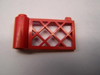 Lego Plot branka 1 × 4 × 2  červená
