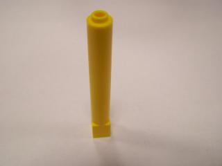 Lego Podstavec 1 × 1 × 6 pevný pilíř žlutá