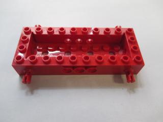 Lego Podvozek základní 4 × 10 × 1 1/3 s 8 × 2 zapuštěný střed 4 nopy otvory tech