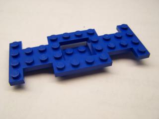 Lego Podvozek základní 4 × 10 × 2/3 s 2 × 2  bez středového otvoru modrá