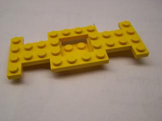 Lego Podvozek základní 4 × 10 × 2/3 s 2 × 2  bez středového otvoru žlutá