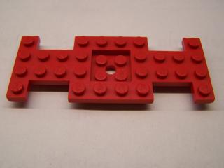Lego Podvozek základní 4 × 10 × 2/3 s 2 × 2 vestavěný střed s středovým otvorem