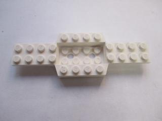 Lego Podvozek základní 4 × 12 × 3/4 s 4 × 2 zapuštěný střed bílá