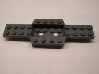 Lego Podvozek základní 4 × 12 × 3/4 s 4 × 2 zapuštěný střed tmavě modrošedá