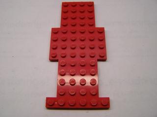 Lego Podvozek základní 6 × 13 červená
