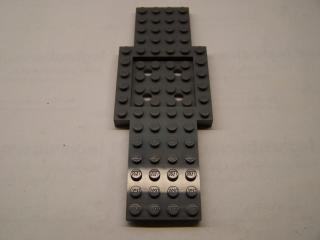 Lego Podvozek základní 6 × 16 × 2/3 s 4 × 4 zapuštěný střed tmavě modrošedá