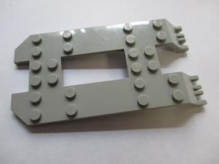 Lego Podvozek základní přívěs 6 × 12 × 1 1/3 světle šedá