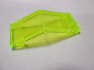 Lego Přední okno 5 × 2 × 1 2/3 průhledná neonově zelená