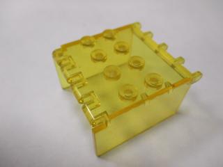 Lego Přední okno klenba 4 × 4 × 2 prodlužovač průhledná žlutá