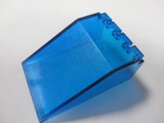 Lego Přední okno klenba 6 × 4 × 2 průhledná tmavě modrá