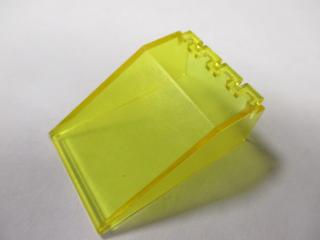 Lego Přední okno klenba 6 × 4 × 2 průhledná žlutá