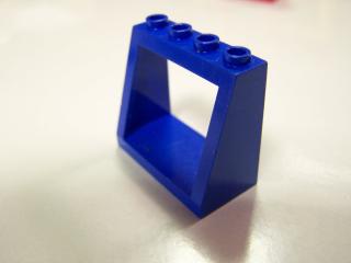 Lego Přední okno rám 2 × 4 × 3 modrá