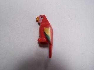 Lego Pták papoušek barevné peří červená
