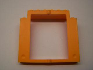 Lego Rám 2 × 8 × 6 otočný bez spodních zářezů středně oranžová