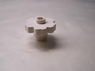 Lego rostlina kytka 2 × 2 kulatá otevřený nop bílá