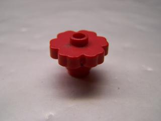 Lego rostlina kytka 2 × 2 kulatá otevřený nop červená