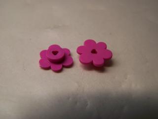 Lego rostlina kytka malá tmavě růžová