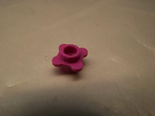 Lego rostlina kytka nízká 1 × 1 tmavě růžová