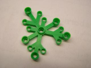 Lego rostlina list 6 × 5 jasně zelená