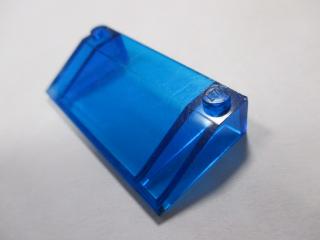 Lego Sklon 3 × 6 průhledná tmavě modrá