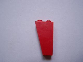 Lego Sklon otevřený otočený 2 × 1 × 3 červená