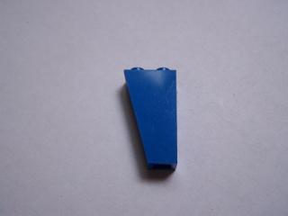 Lego Sklon otevřený otočený 2 × 1 × 3 modrá