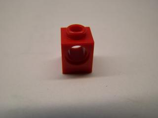 Lego Technic Brick 1 × 1 s otvorem červená