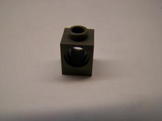 Lego Technic Brick 1 × 1 s otvorem tmavě šedá
