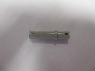 Lego Technic Pin bez dlouhých hřebenů podélně světle šedá