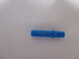Lego Technic Pin dlouhý hřebeny podélně modrá