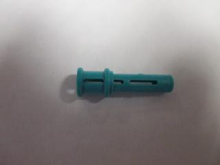 Lego Technic Pin dlouhý hřebeny podélně (stop bush) tmavě tyrkysová