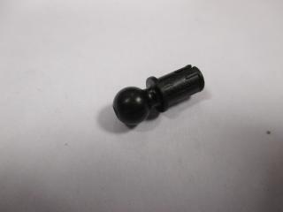 Lego Technic Pin hřebeny podélně a kulovou hlavou černá